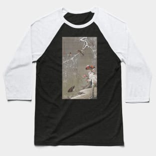 Ito Jakuchu: Mandarin Ducks in Snow (Setchu En-o-zu) Baseball T-Shirt